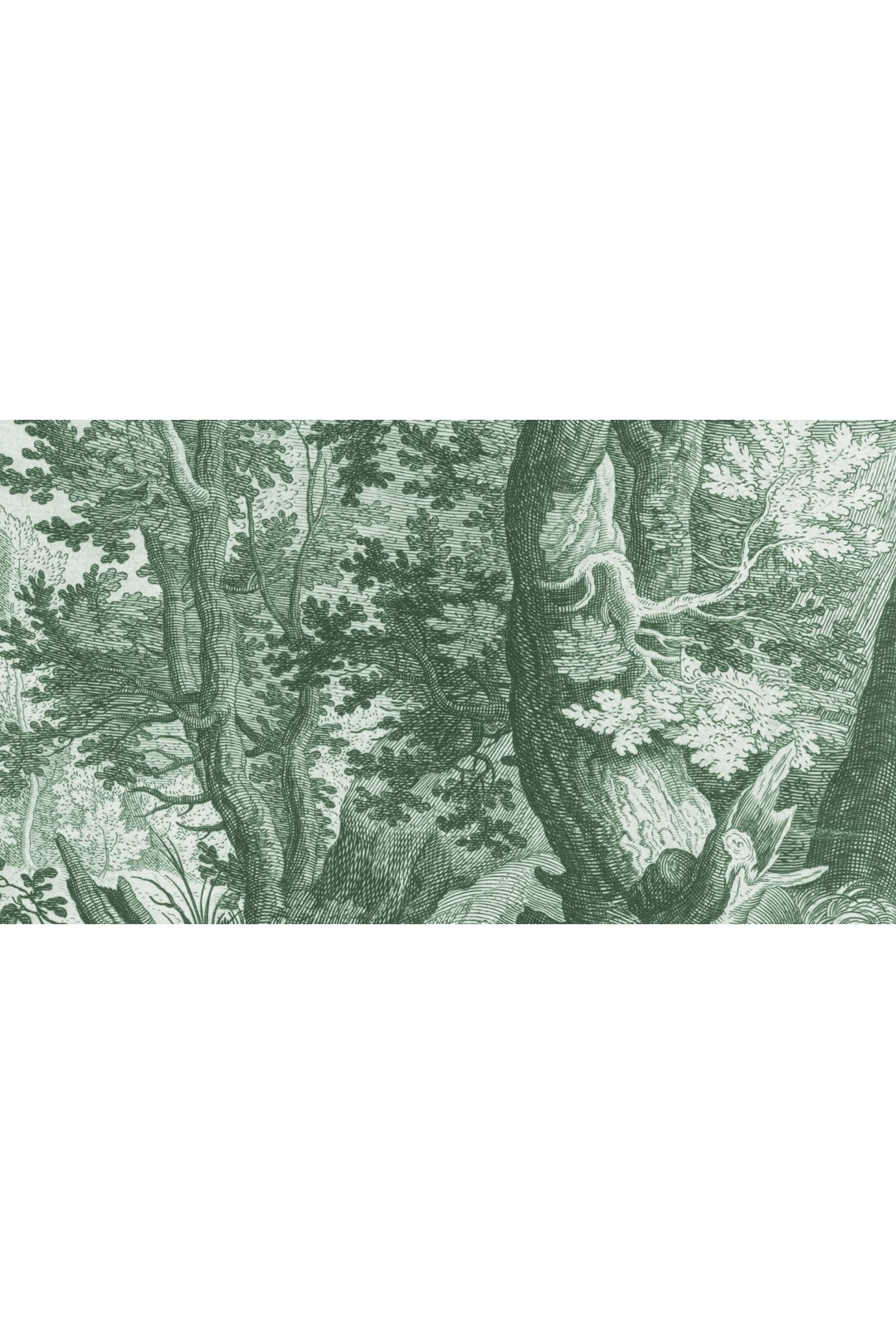 Papier peint gravure Le bois de Pierre