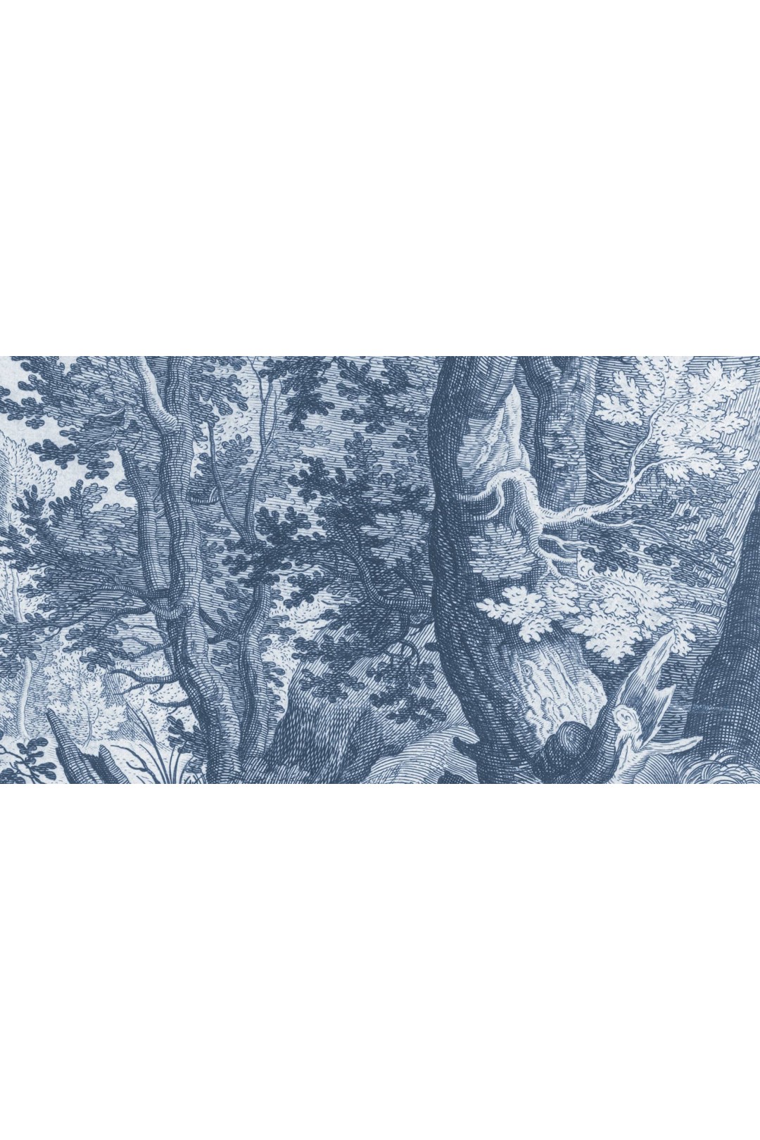 Papier peint gravure Le bois de Mathieu
