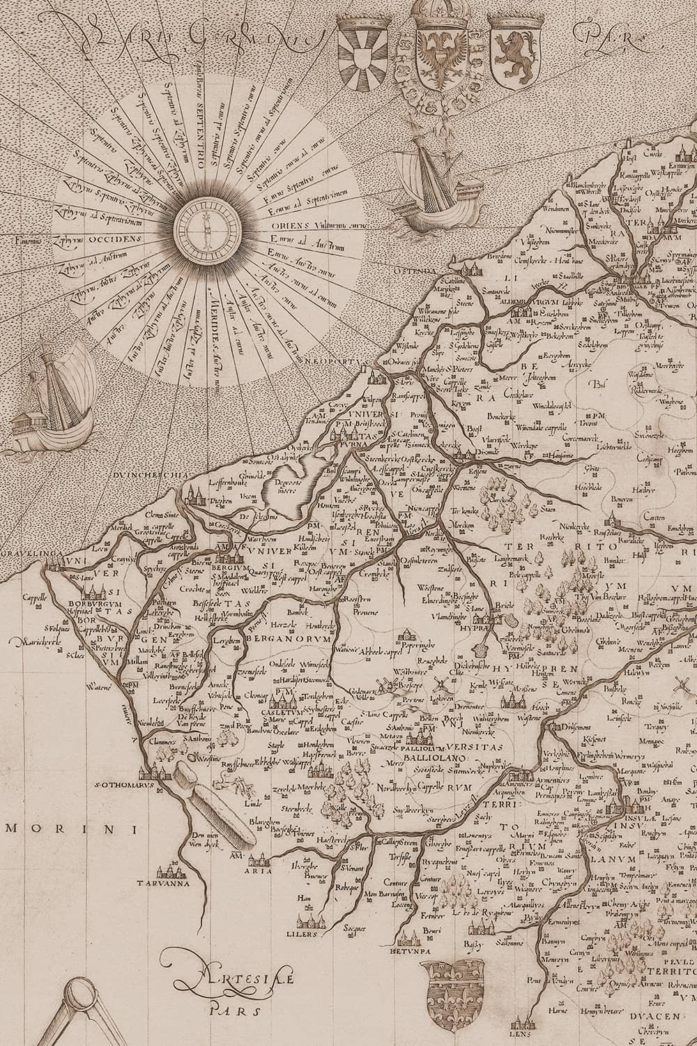 Papier peint Les Flandres