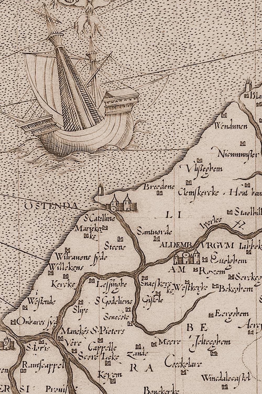Papier peint Les Flandres