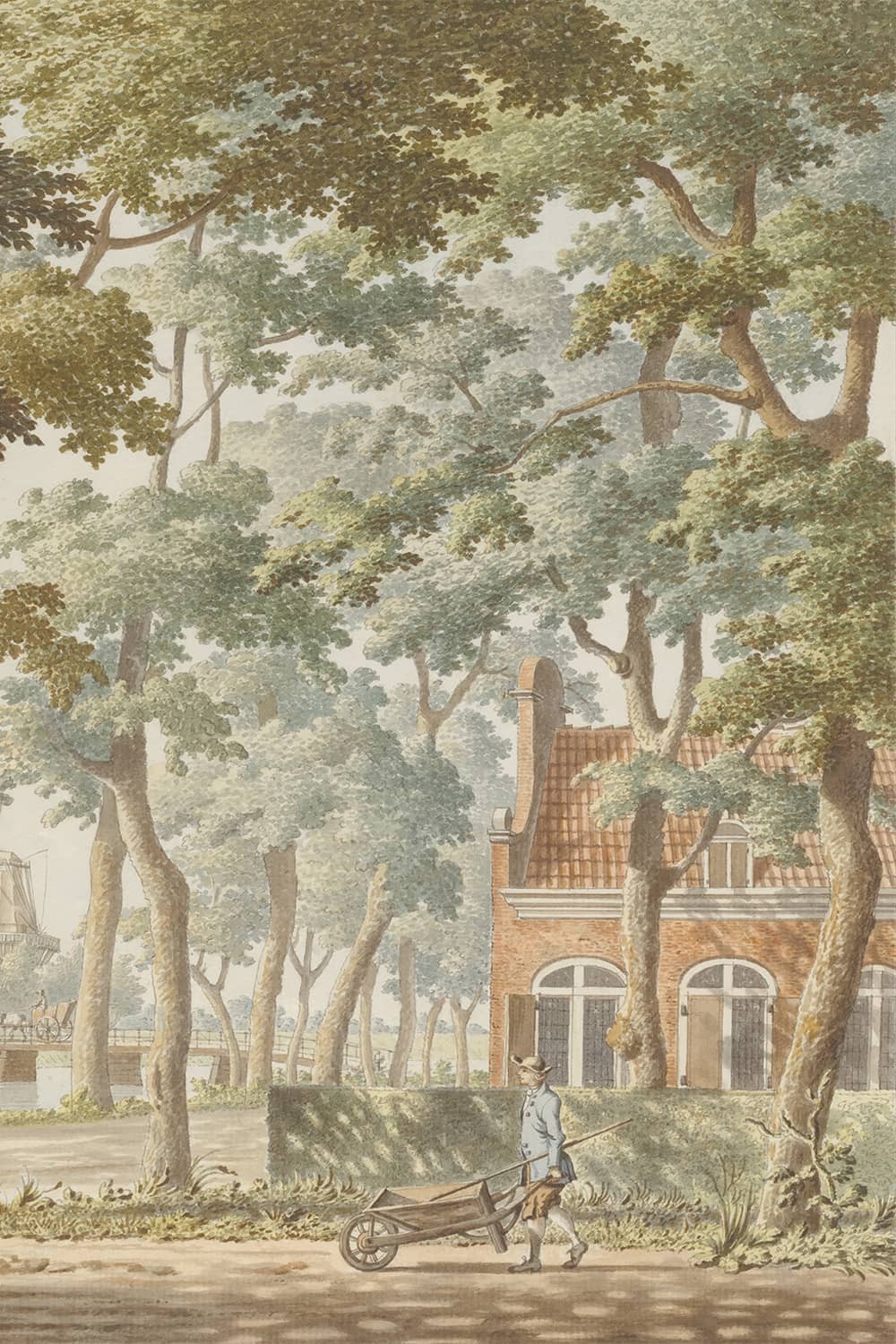 Papier peint Promenade à Amsterdam