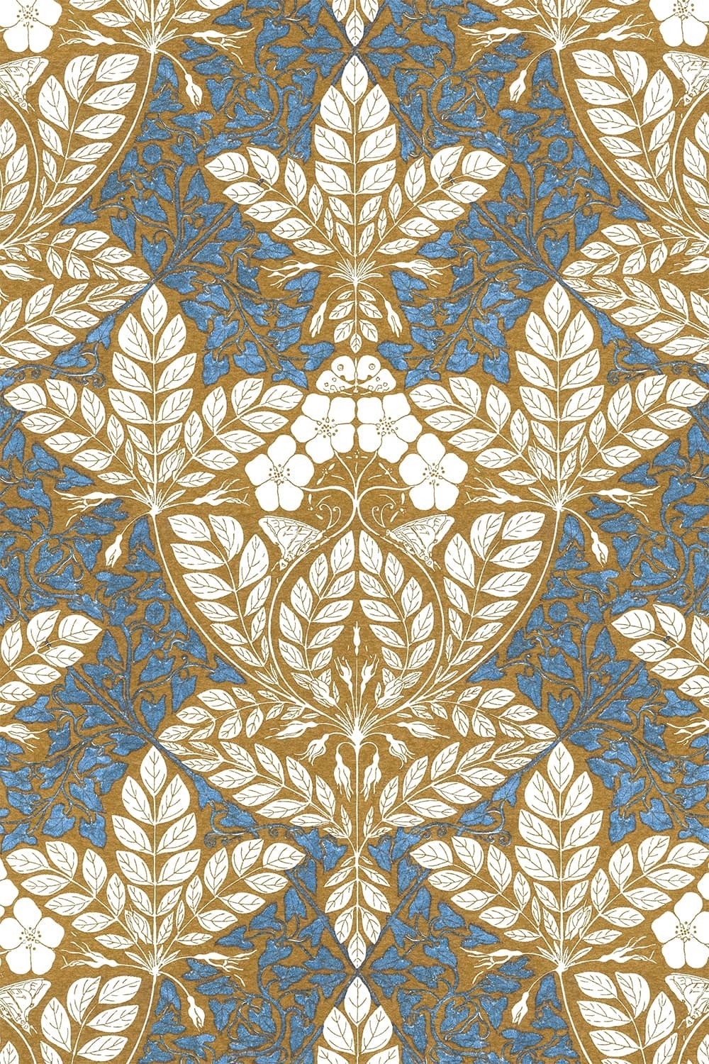 Papier peint Les Monarques - Ocre