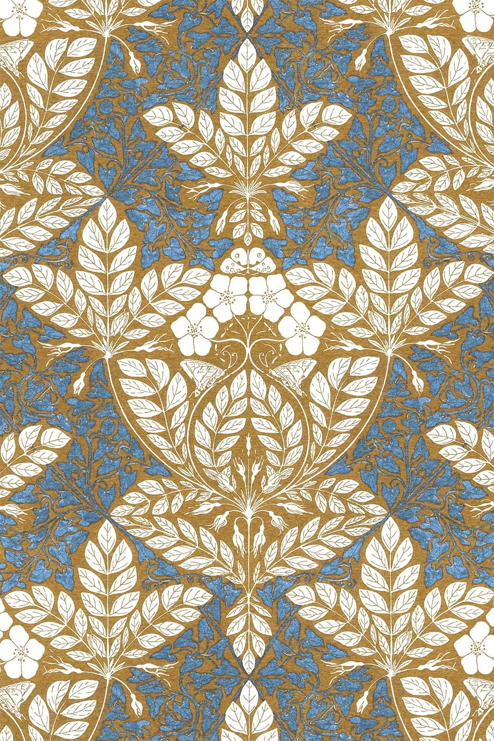 Papier peint Les Monarques - Ocre