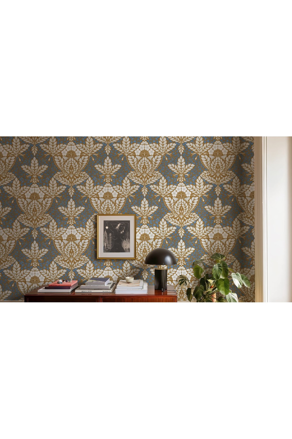 Papier peint Les Monarques - Ocre