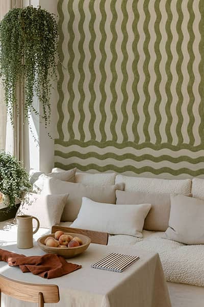 Papier peint vintage Royal Wavy