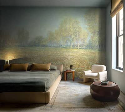 Papier peint paysage La Prairie